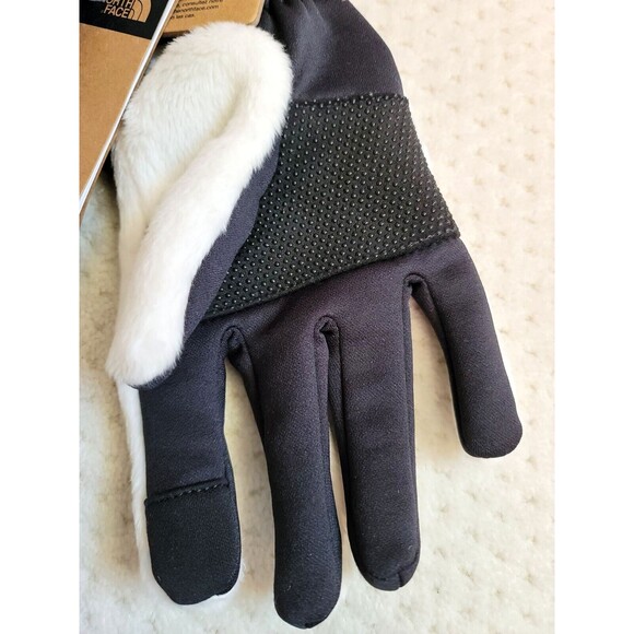 NWT THE NORTH FACE Women's OSITO ETIP TOUCHSCREEN FLEECE GLOVE, White Dune XL - Picture 4 of 5